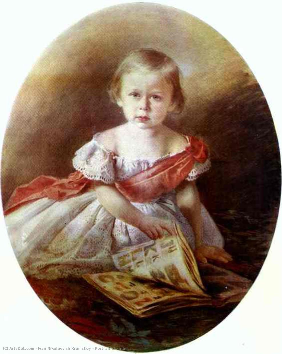 Portrait Of A Girl — Ivan Nikolaevič Kramskoj
