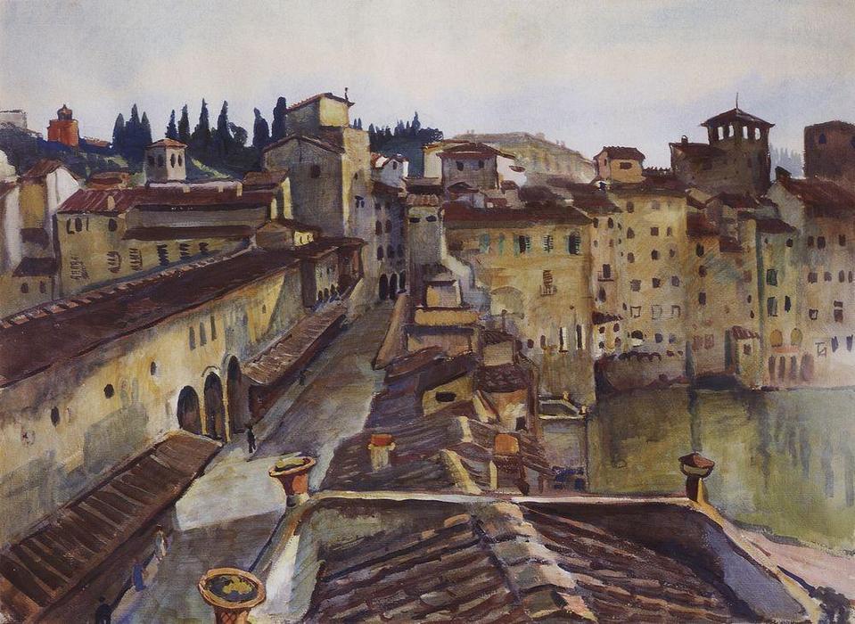 Florence. Ponte Vecchio — Zinaida Serebriakova