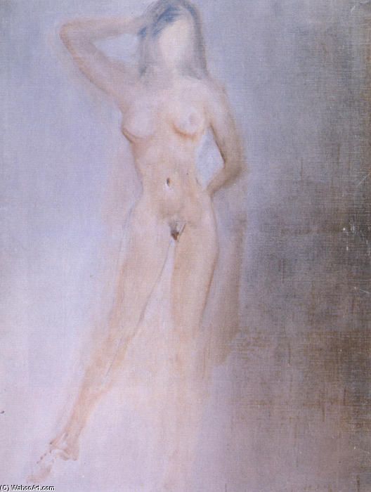 Estudio De Una Figura Núveda — Salvador Dalí