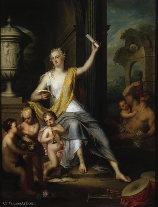 Allegory Of Hearing, Taste And Smell — Balthasar Beschey