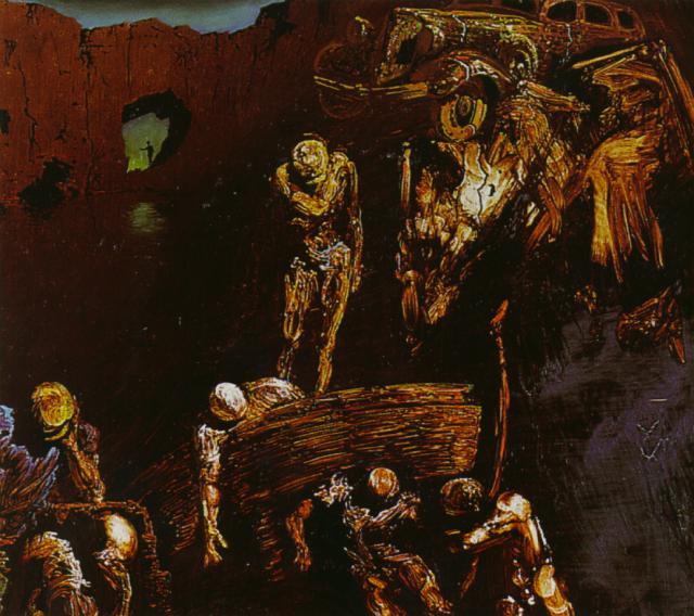Das Fossilierte Automobil Von Kap Kreus — Salvador Dalí