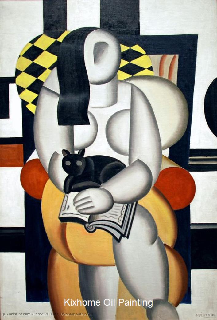 Woman With A Cat — Леже