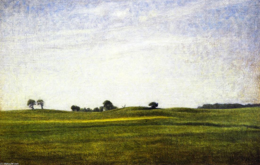 Landscape, Gentofte — Vilhelm (hammershøi)hammershoi