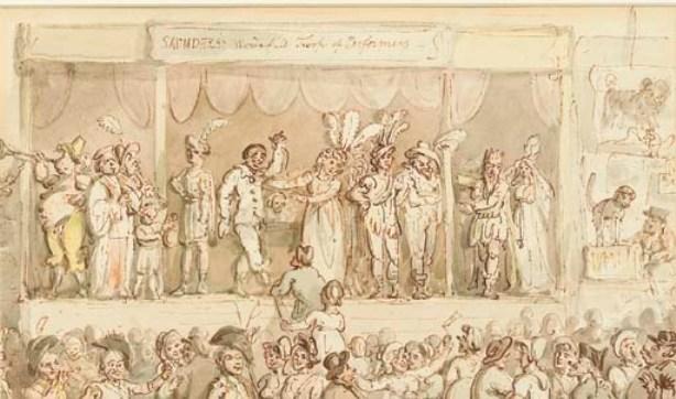 Saunder's Wonderful Troupe Of Performers — Thomas Rowlandson