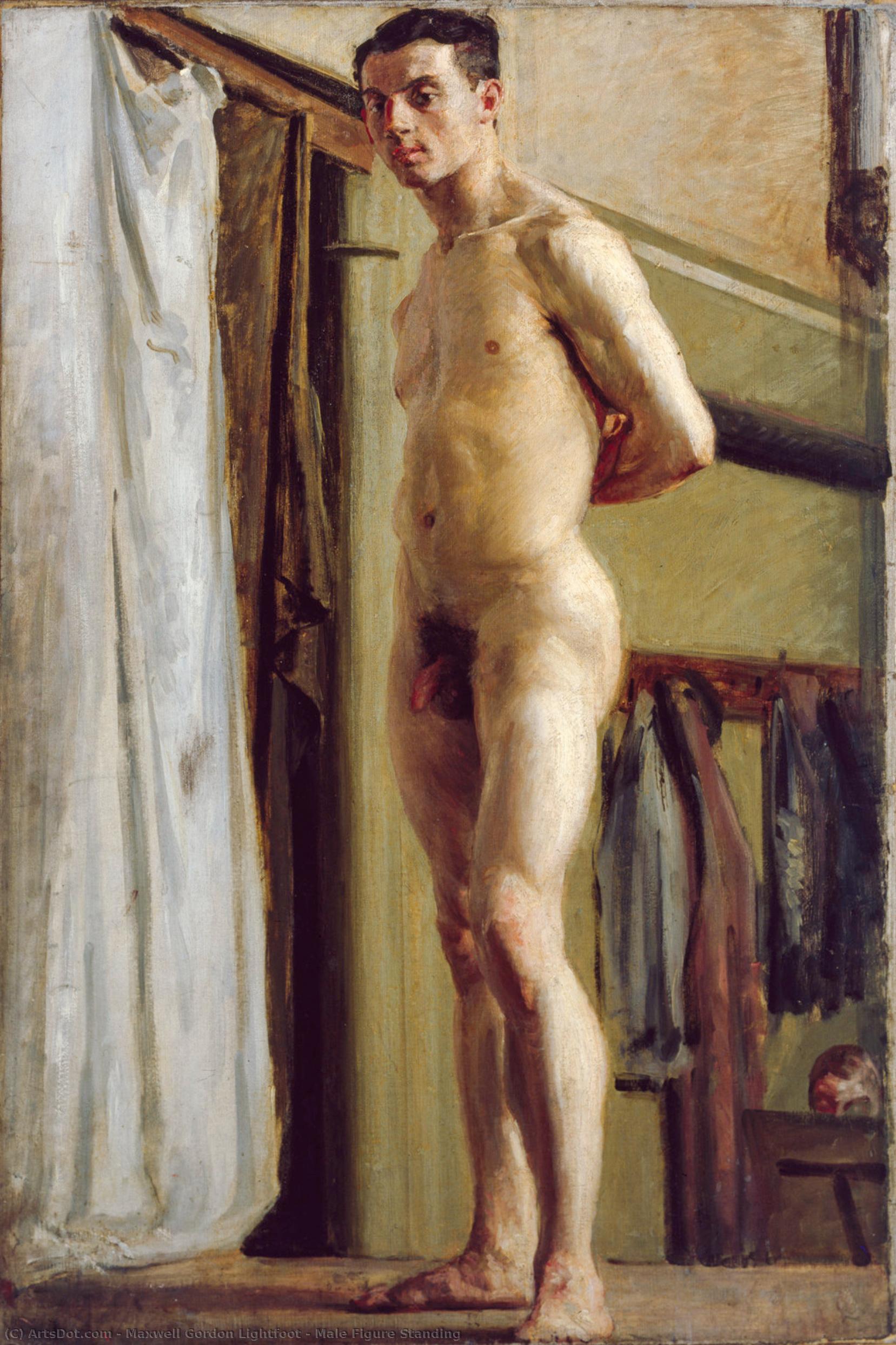 Male Figure Standing — Maxwell Gordon Lightfoot