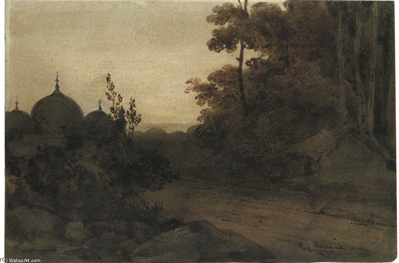 A Bengal Landscape, Dusk — Džordž Čineri