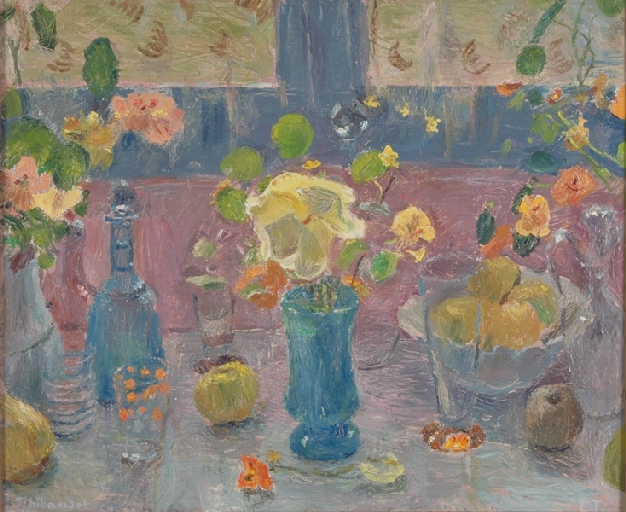 Nature Morte Aux Vases Et Aux Carafes — Thibaudet Louis