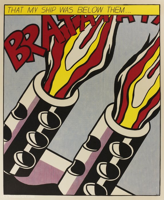 That My Ship Was Below Them — Roy Lichtenstein