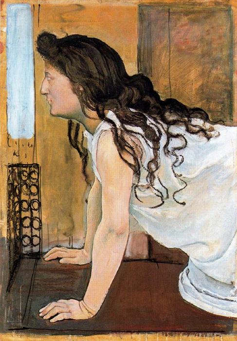 Woman In The Window — Ferdinand Hodler