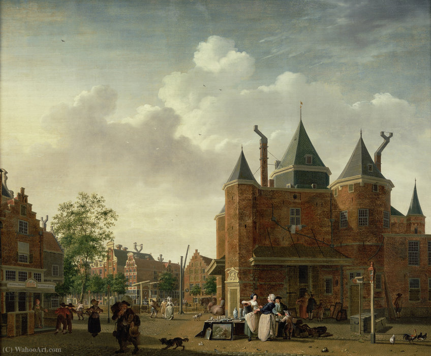 De Sint-antoniuswaag In Amsterdam — Isaak Ouwater
