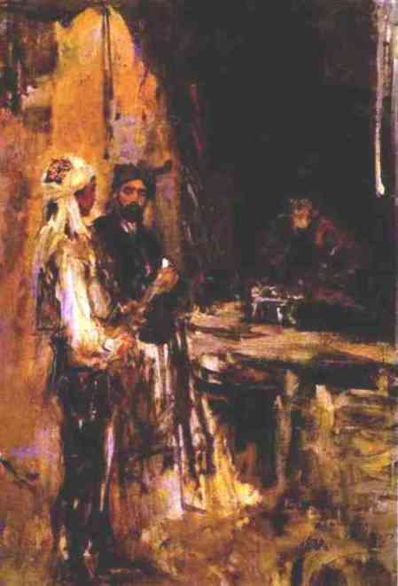 Buying A Dagger — Konstantin Alexeievitch Korovin