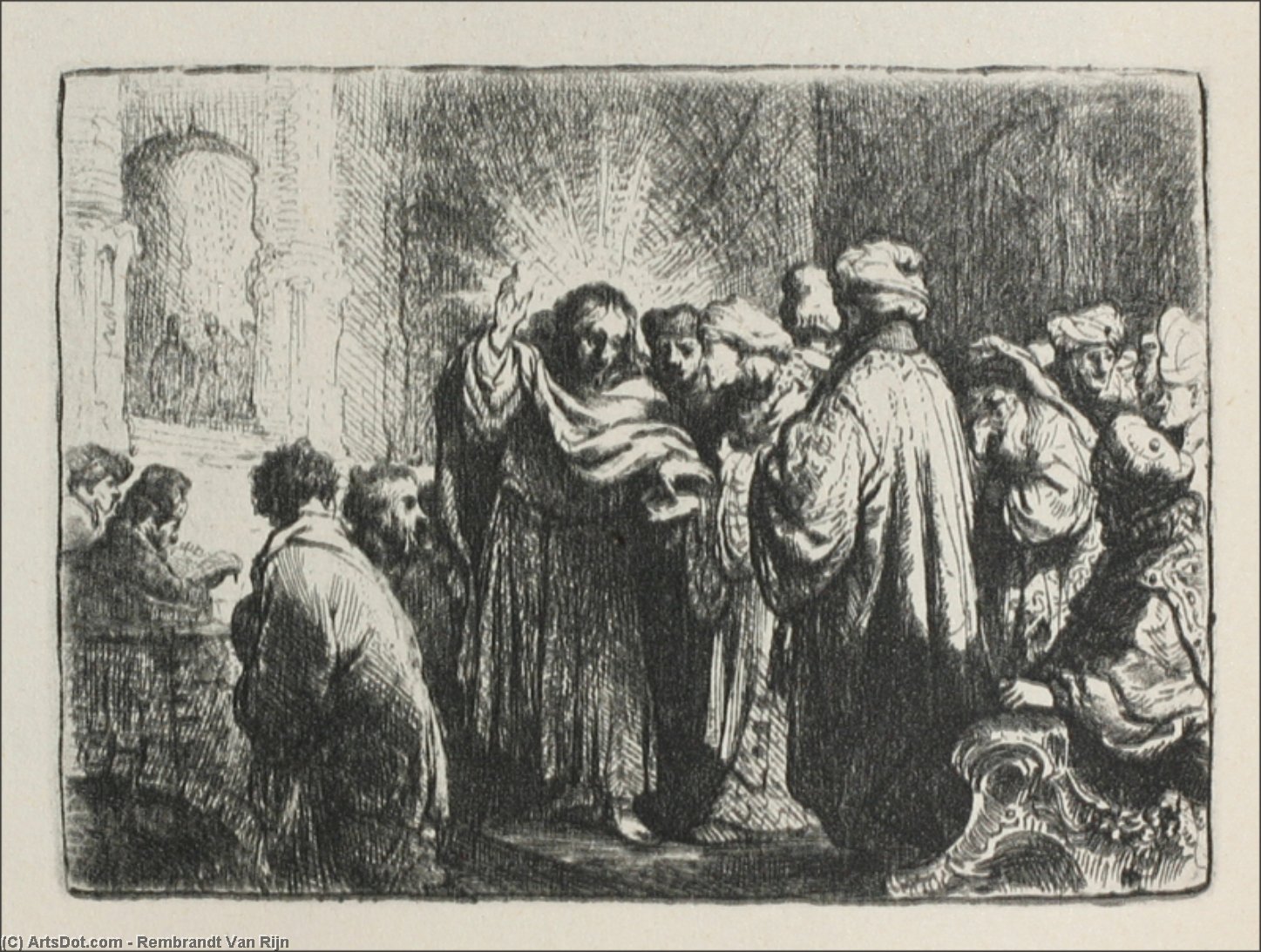 The Tribute Money — Rembrandt Van Rijn