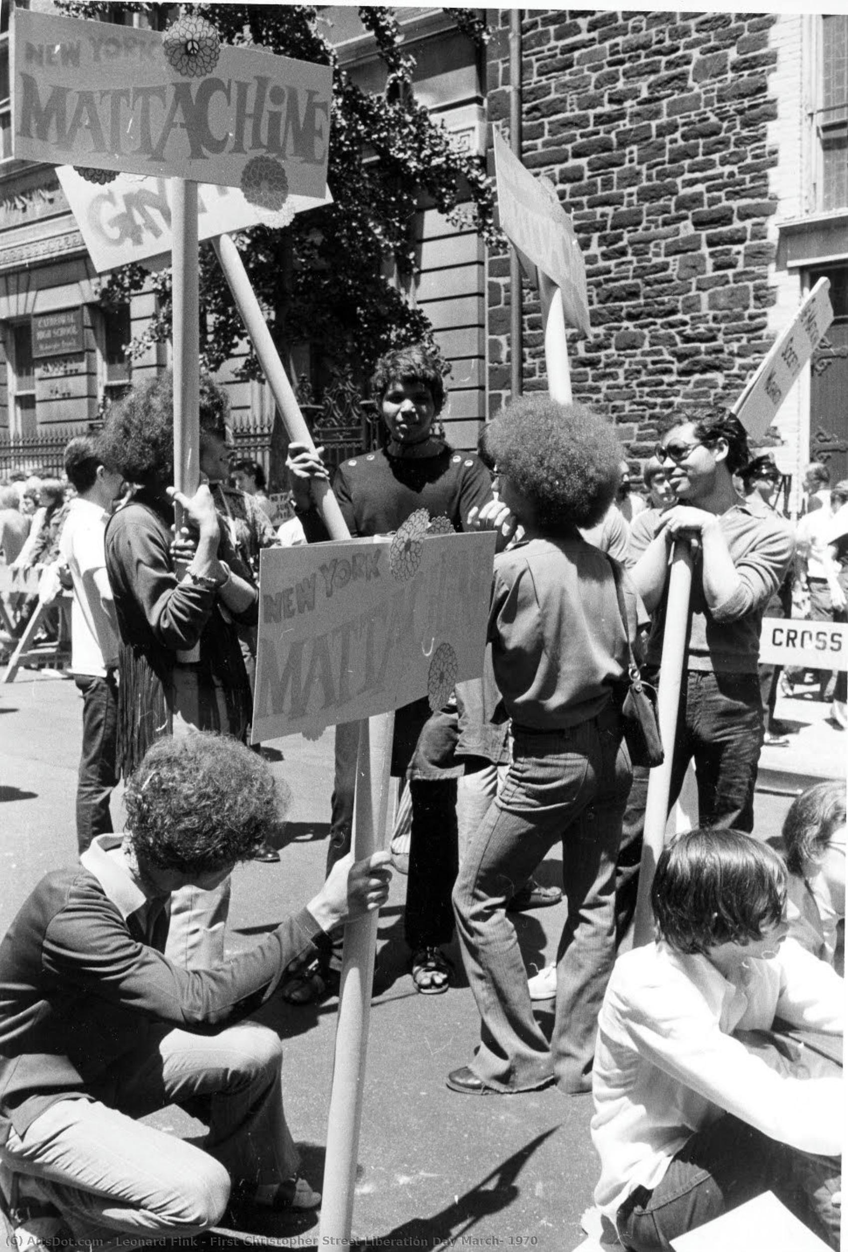 First Christopher Street Liberation Day March, 1970 — Leonard Fink