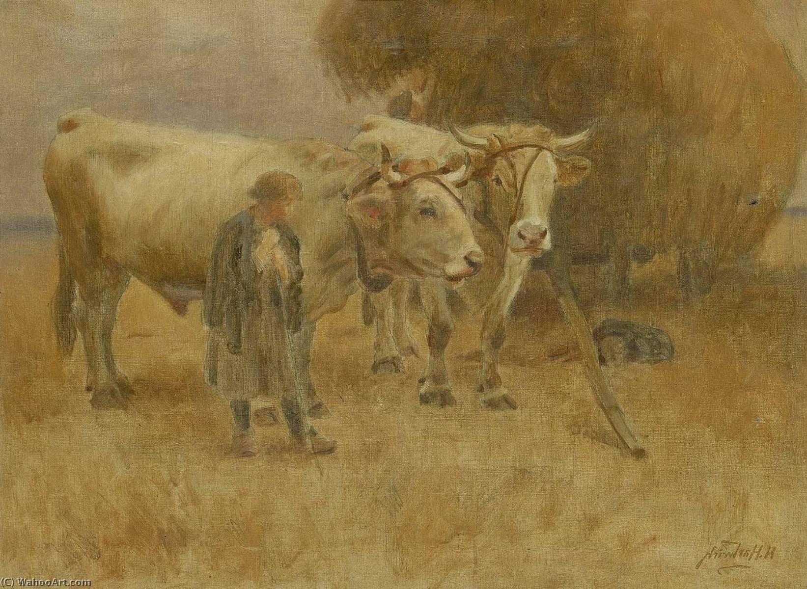 Sketch For The Harvesters — Herman Hartwich