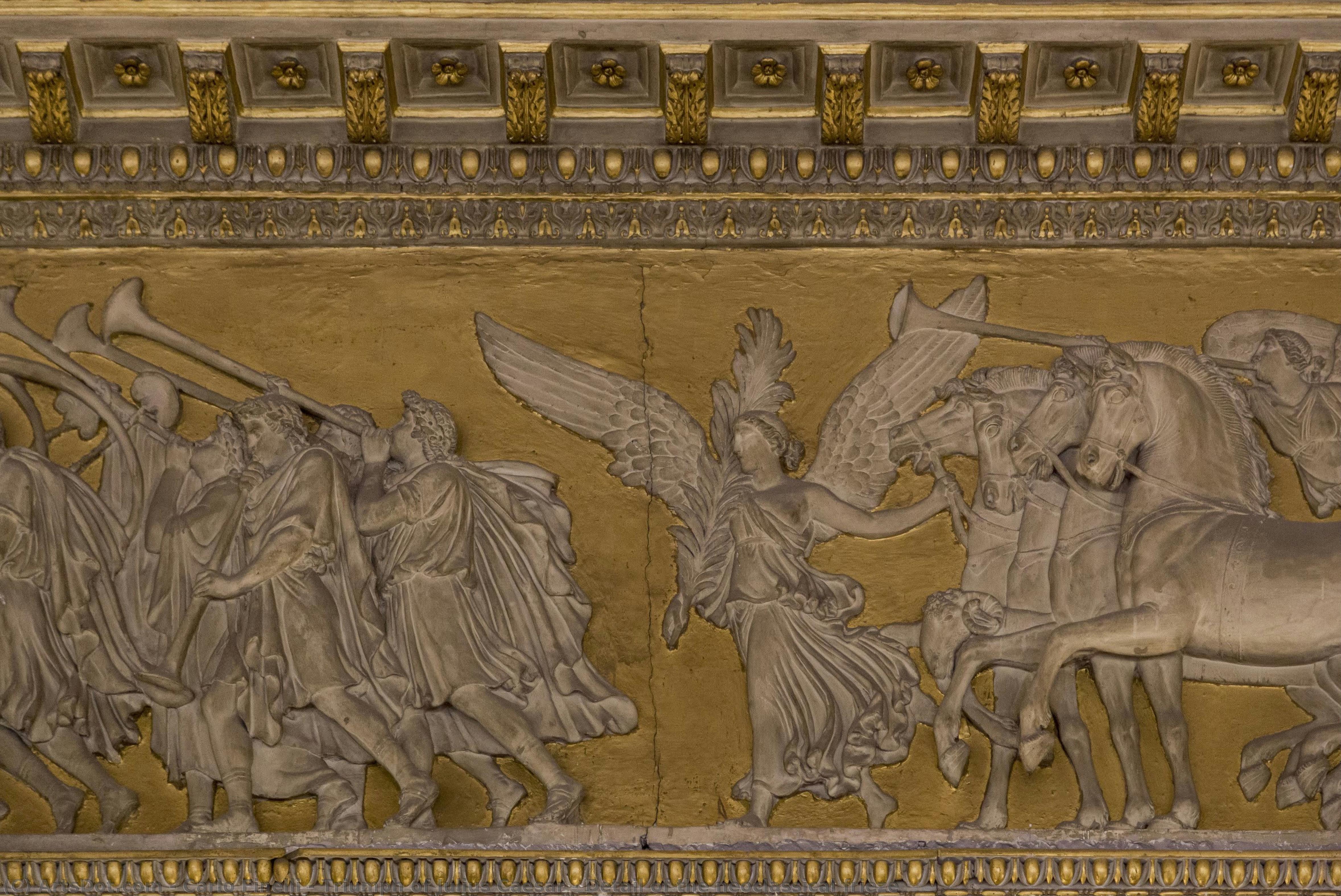Triumph Of Julius Caesar - Detail Of The Neoclassical Frieze — Carlo Finelli