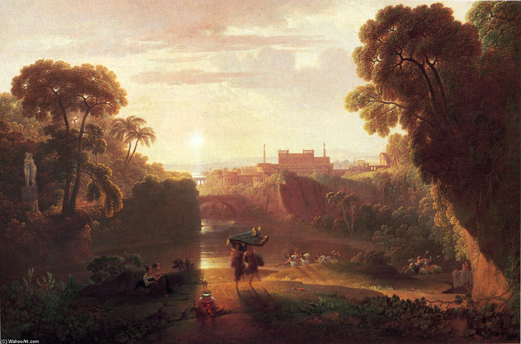 Dido And Aneas Going To The Hunt — Joshua Shaw