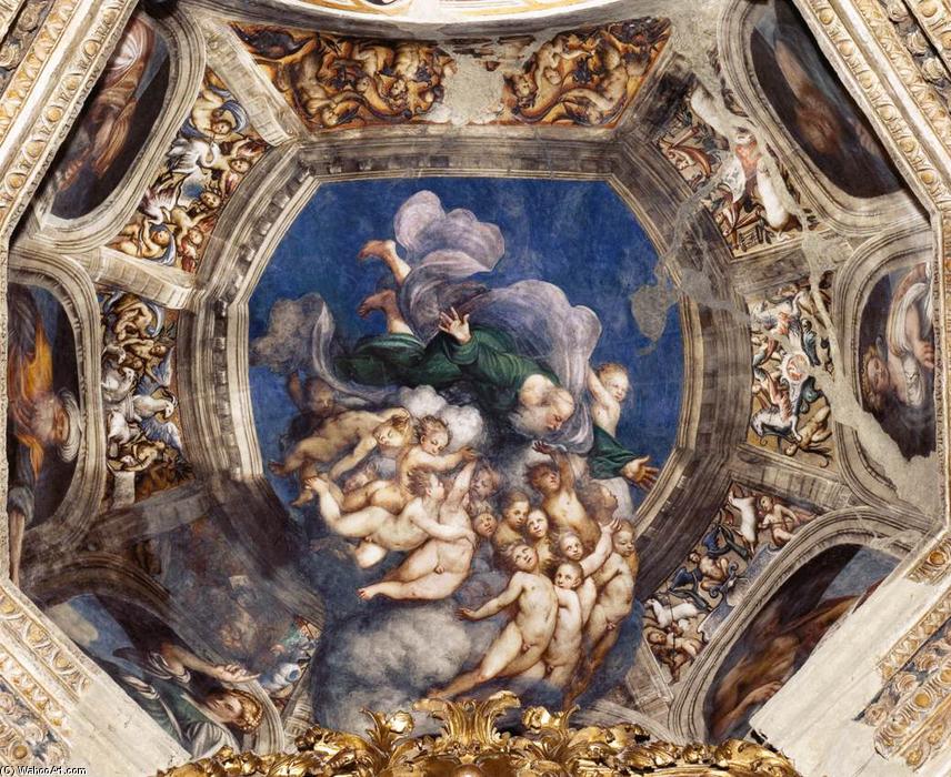 God The Father With Angels — Giovanni Antonio De Sacchis Oril Pordenone