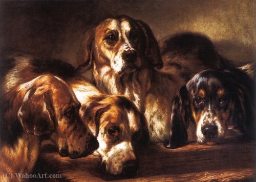 French Hounds — Benno Raffael Adam