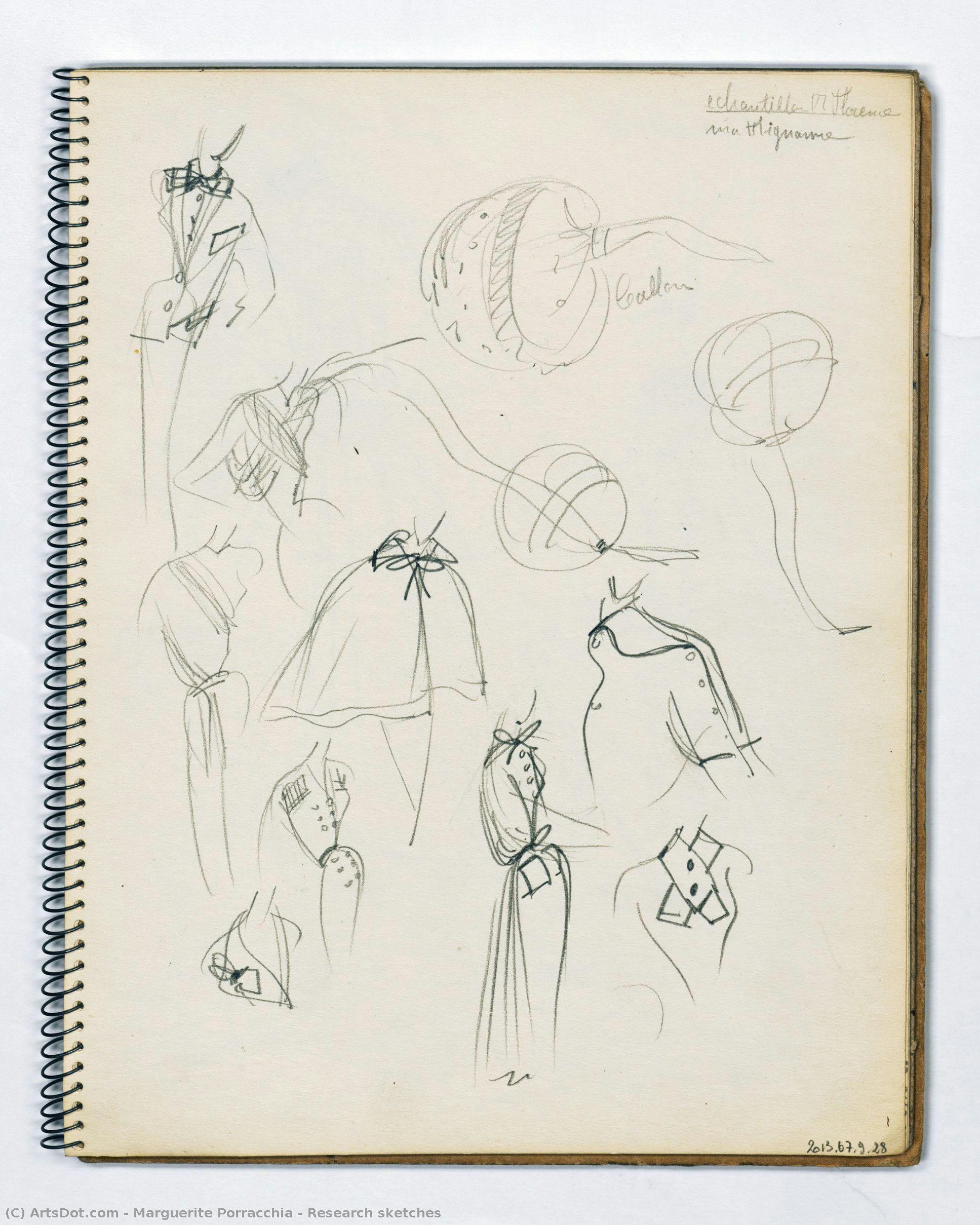 Research Sketches — Marguerite Porracchia