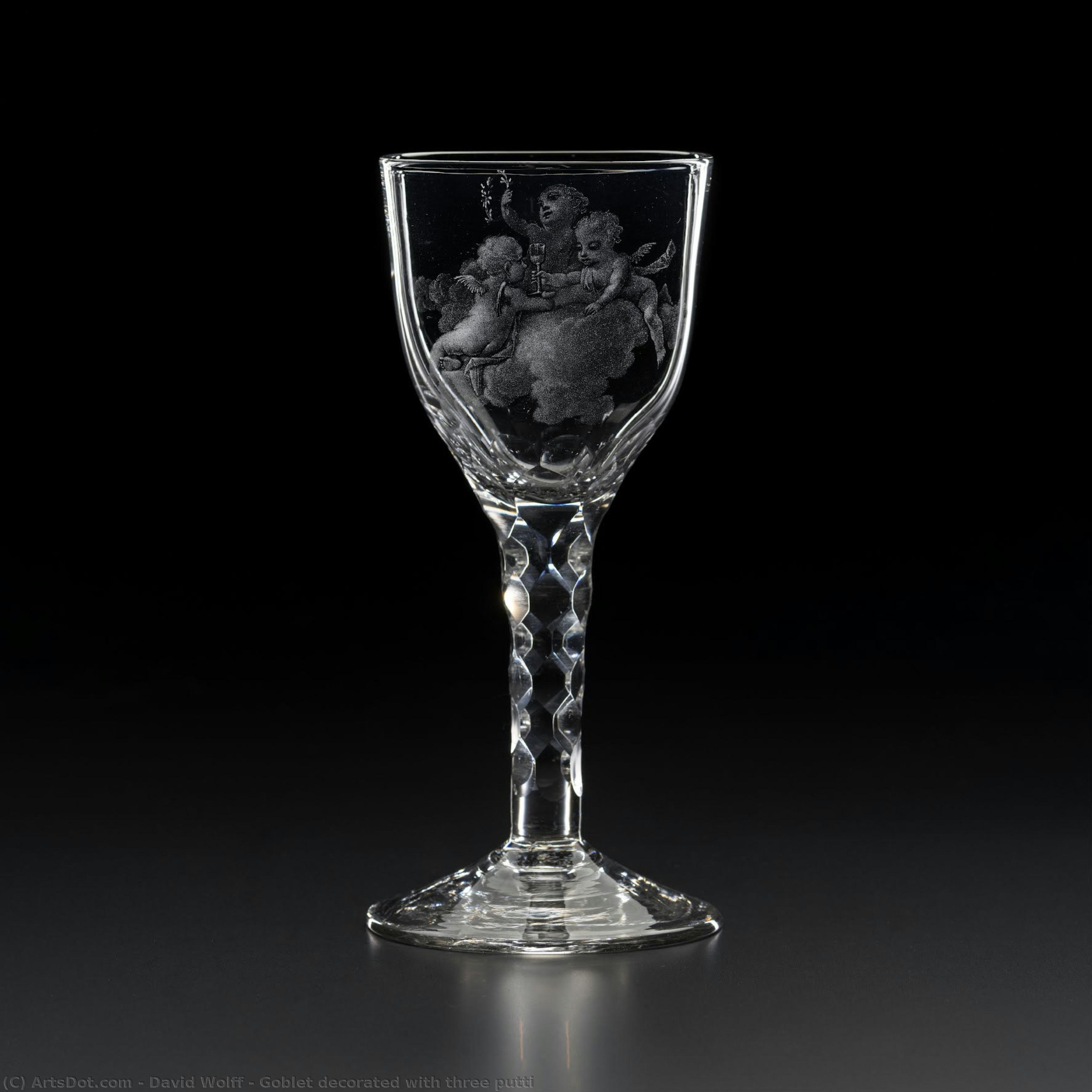 Goblet Decorated With Three Putti — David Wolff