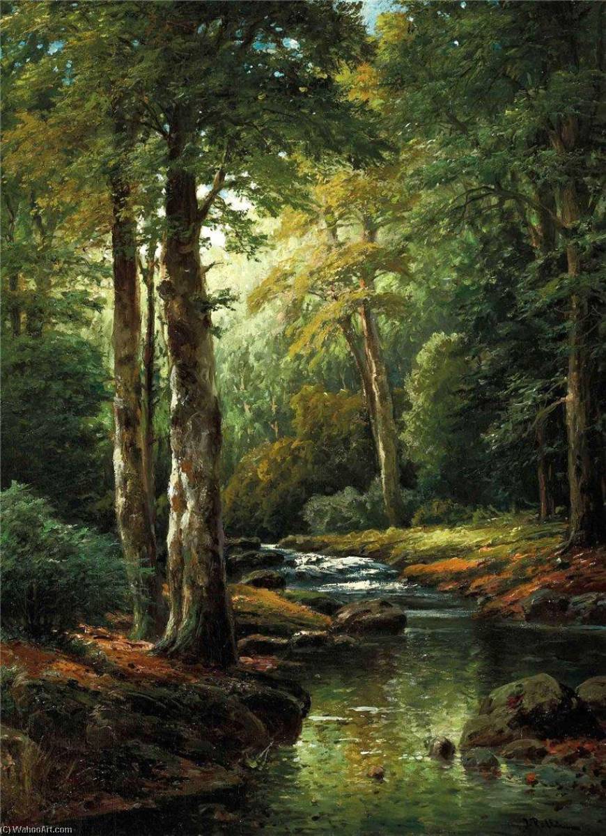 The Forest Stream — Adolf Kaufmann