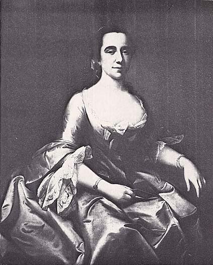 Portrait Of A Lady, (painting) — John Singleton Copley