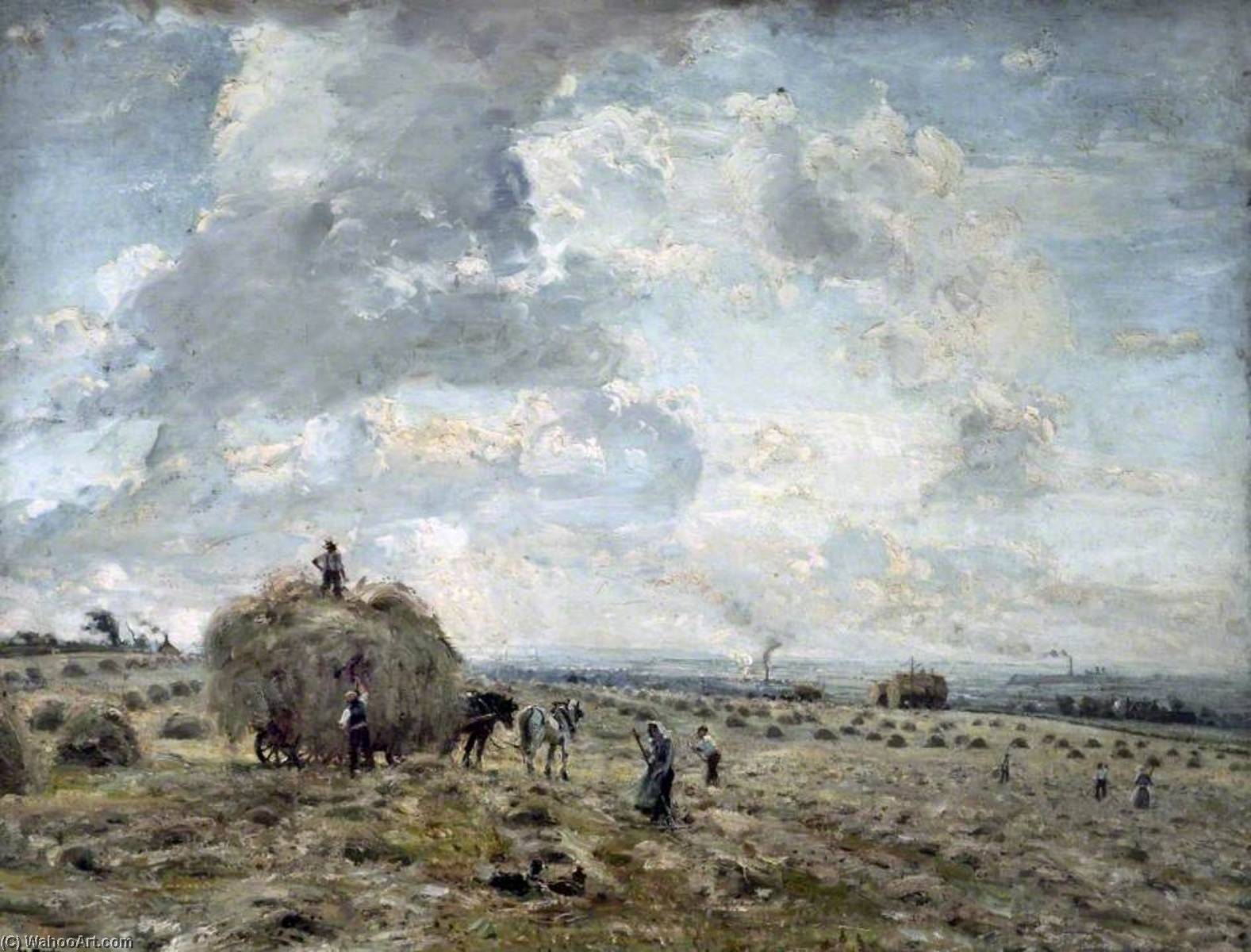 Haymaking Weather, Tawd Vale — Herbert F Royle