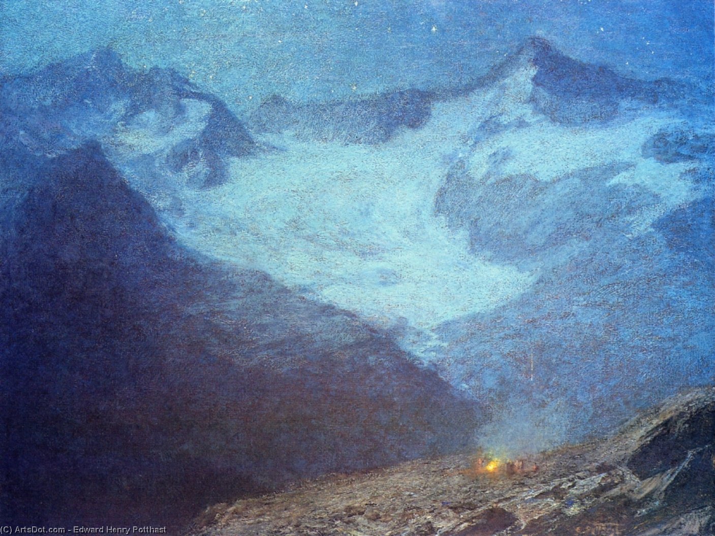 The Fires Of St. John's Eve — Edward Henry Potthast