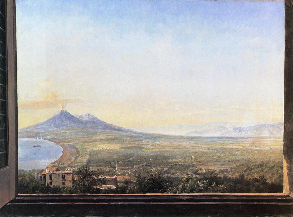 View From A Window At Quisisana — Johan Christian Dahl