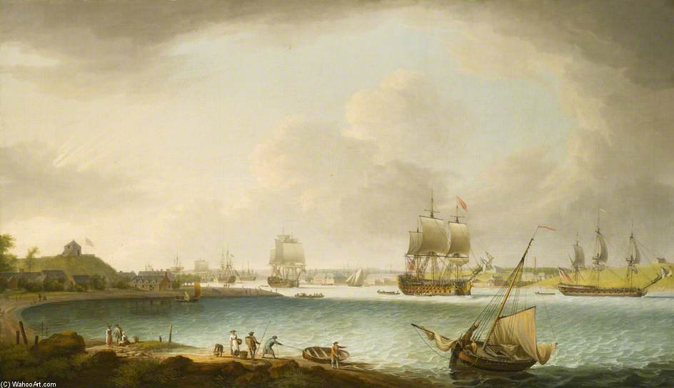 Men-of-war At Plymouth — Dominic Serres