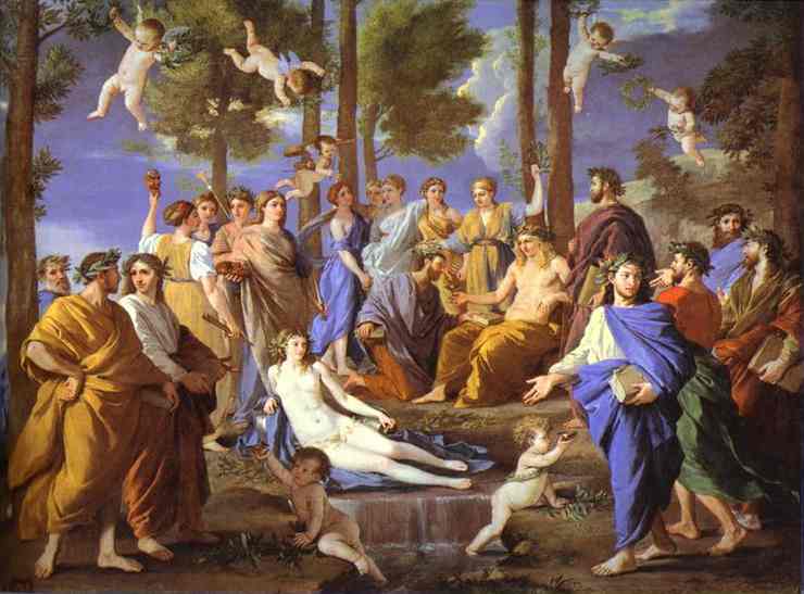 Apollo And Muses — ニコラ・プーサン