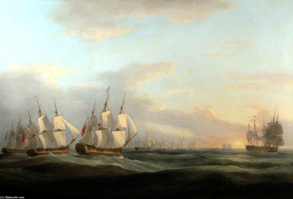 Departure Of The Fleet — Thomas Luny