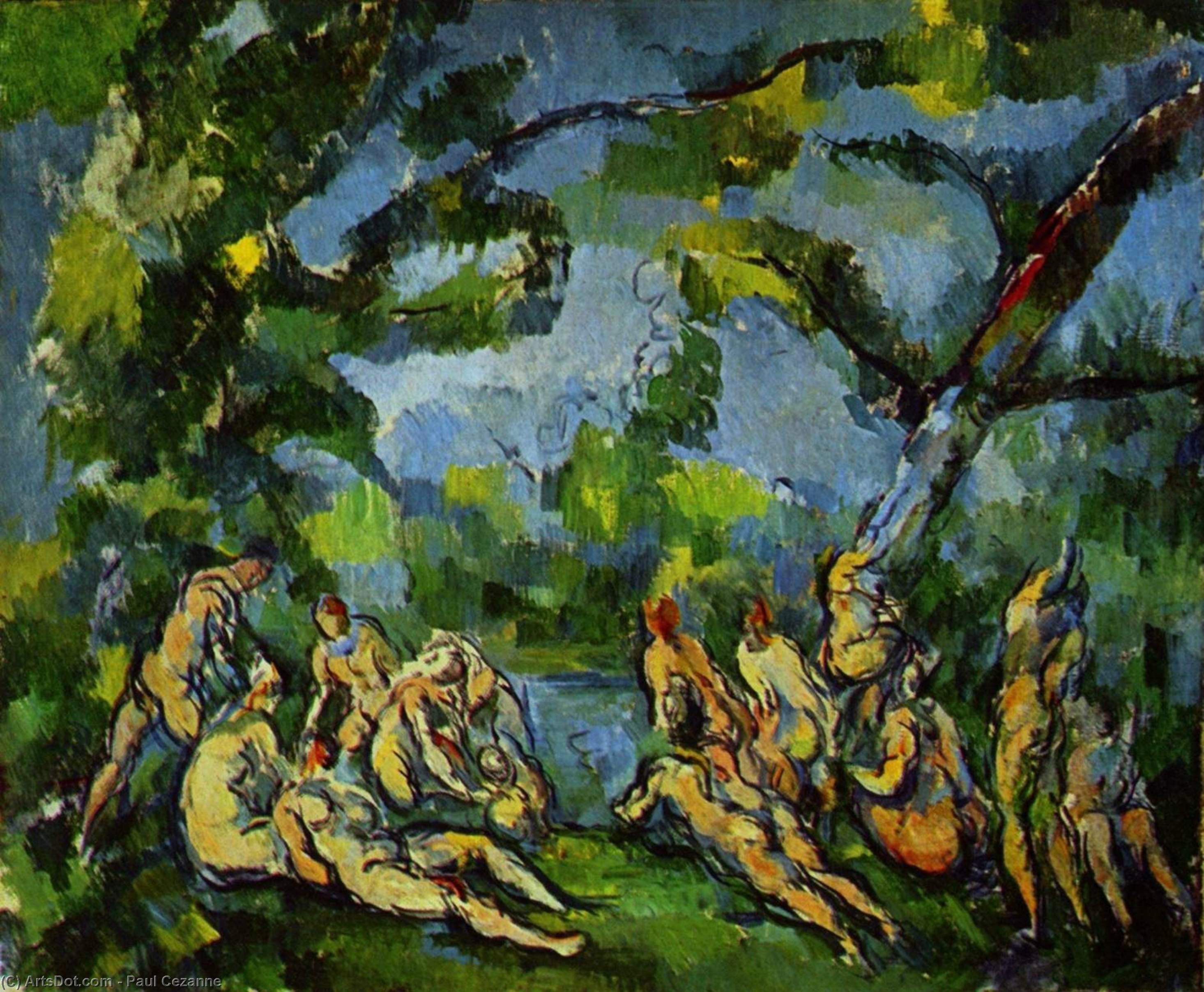Bathers (8) — Поль Сезанн