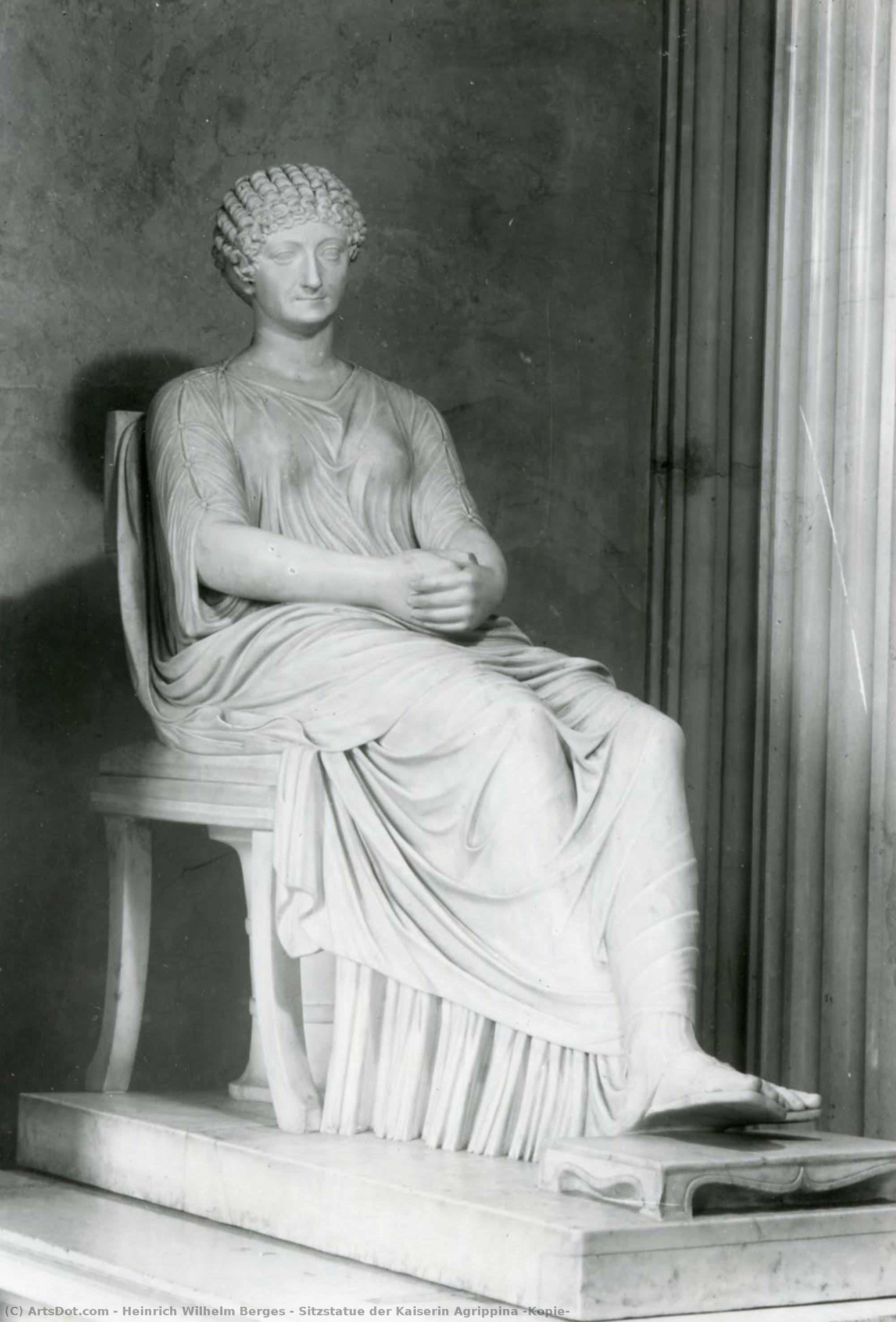 Sitzstatue Der Kaiserin Agrippina (kopie) — Heinrich Wilhelm Berges