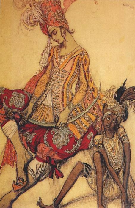 The Sleeping Beauty Eastern Prince And His Page — Léon Bakst
