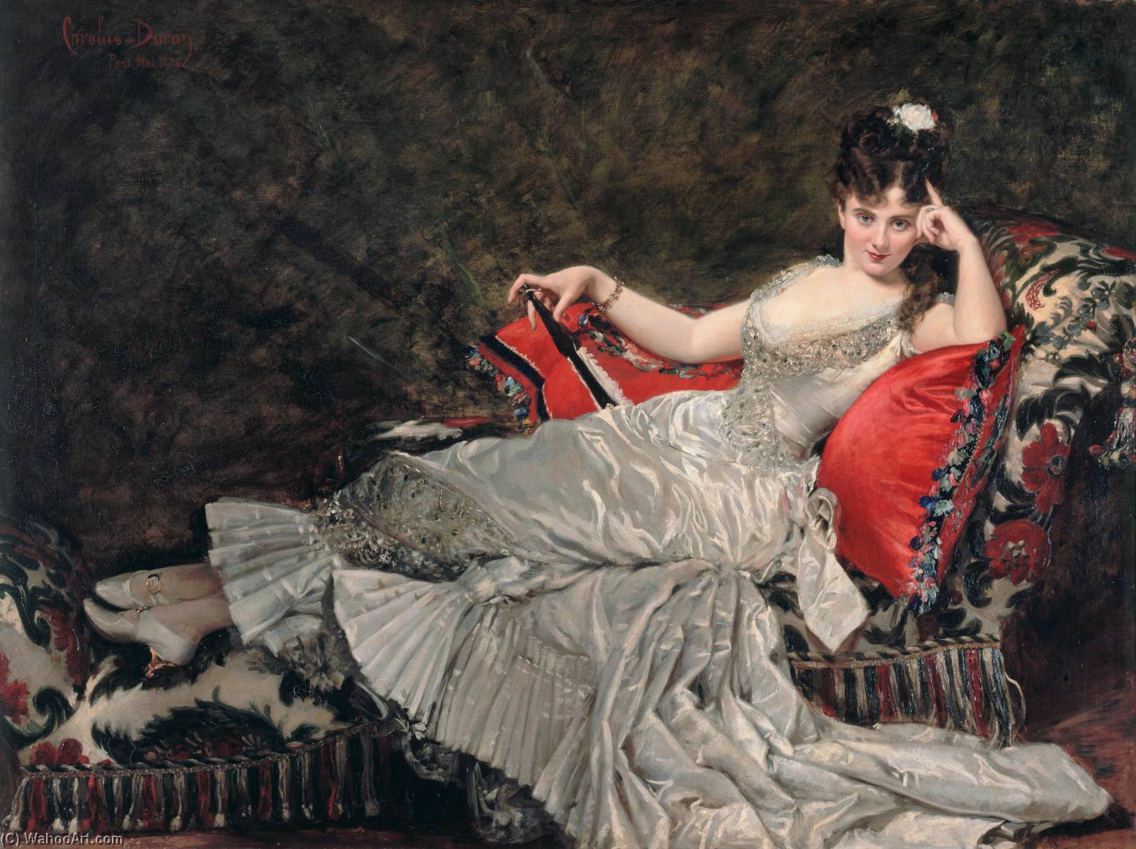 Portrait Of Mademoiselle De Lancey — Carolus-duran (charles-auguste-emile Durand)