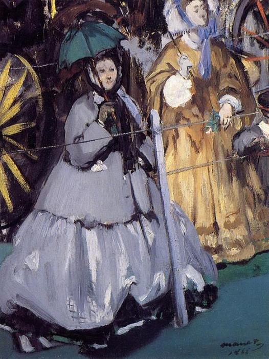 Women At The Races — Édouard Manet