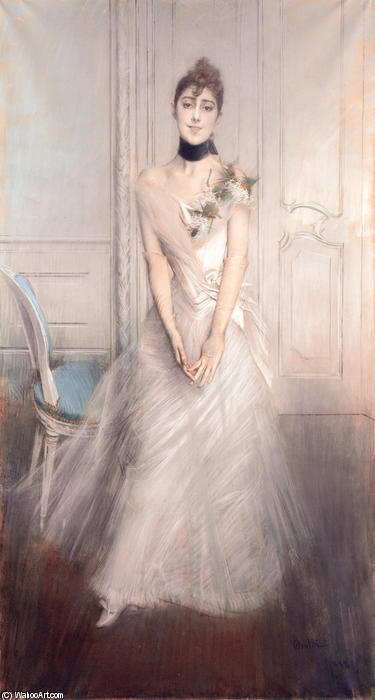 A Portrait Of Emiliana Concha De Ossa — Giovanni Boldini