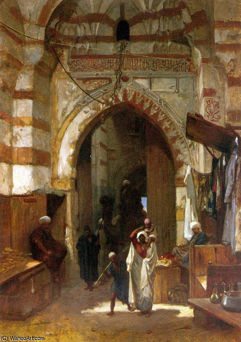 The Grand Bazaar — Frederick Goodall