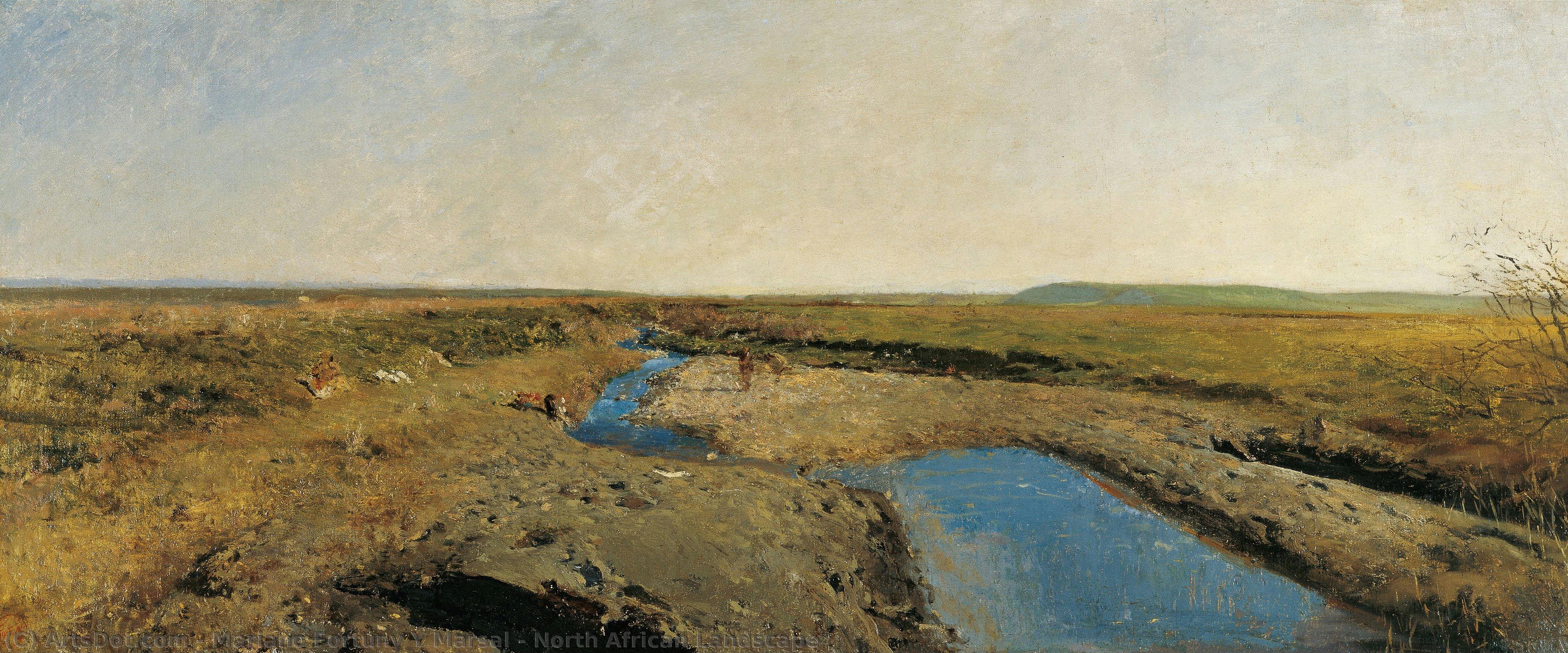 North African Landscape — Mariano Fortuny