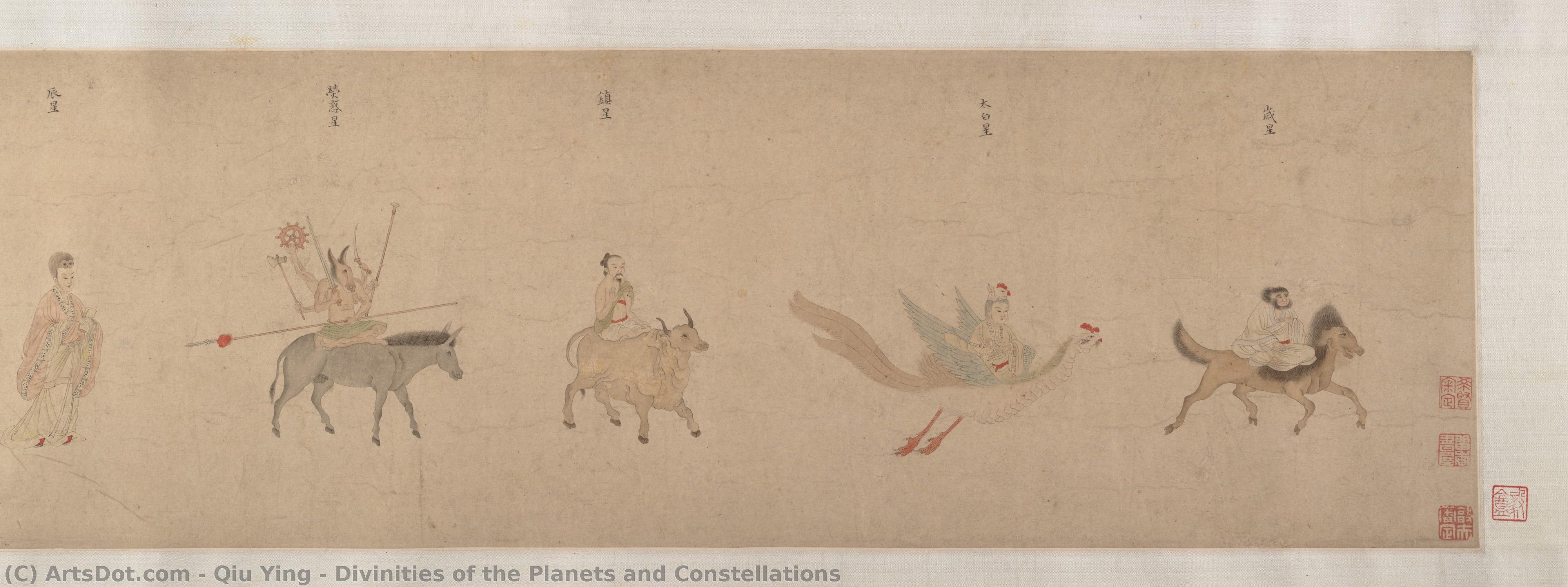 Divinities Of The Planets And Constellations — Qiu Ying