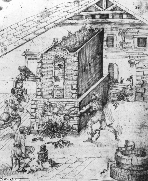 Putting Into Oven And First Firing — Cipriano Di Michele Piccolpasso