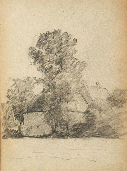 Houses In Trees — John Ottis Adams