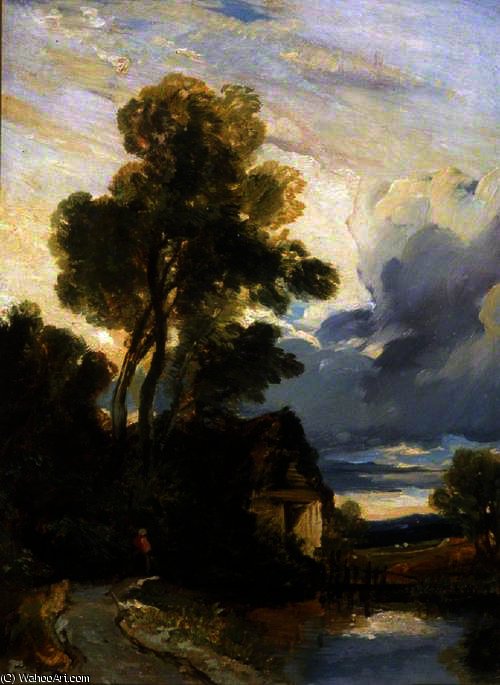 Landscape With A Cottage — Vilijam Džejms Müller