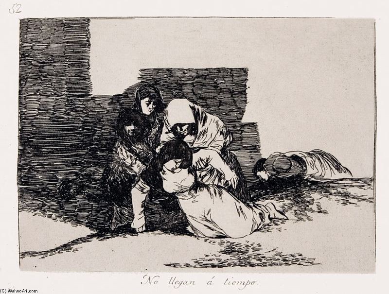 No Llegan Á Tiempo — Francisco José De Goya Y Lucientes
