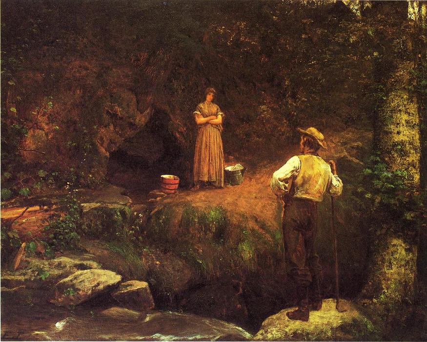 The Early Lovers — Jonathan Eastman Johnson