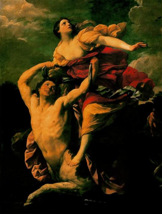 Deianeira Abducted By The Centaur Nessus — Reni Guido (le Guide)