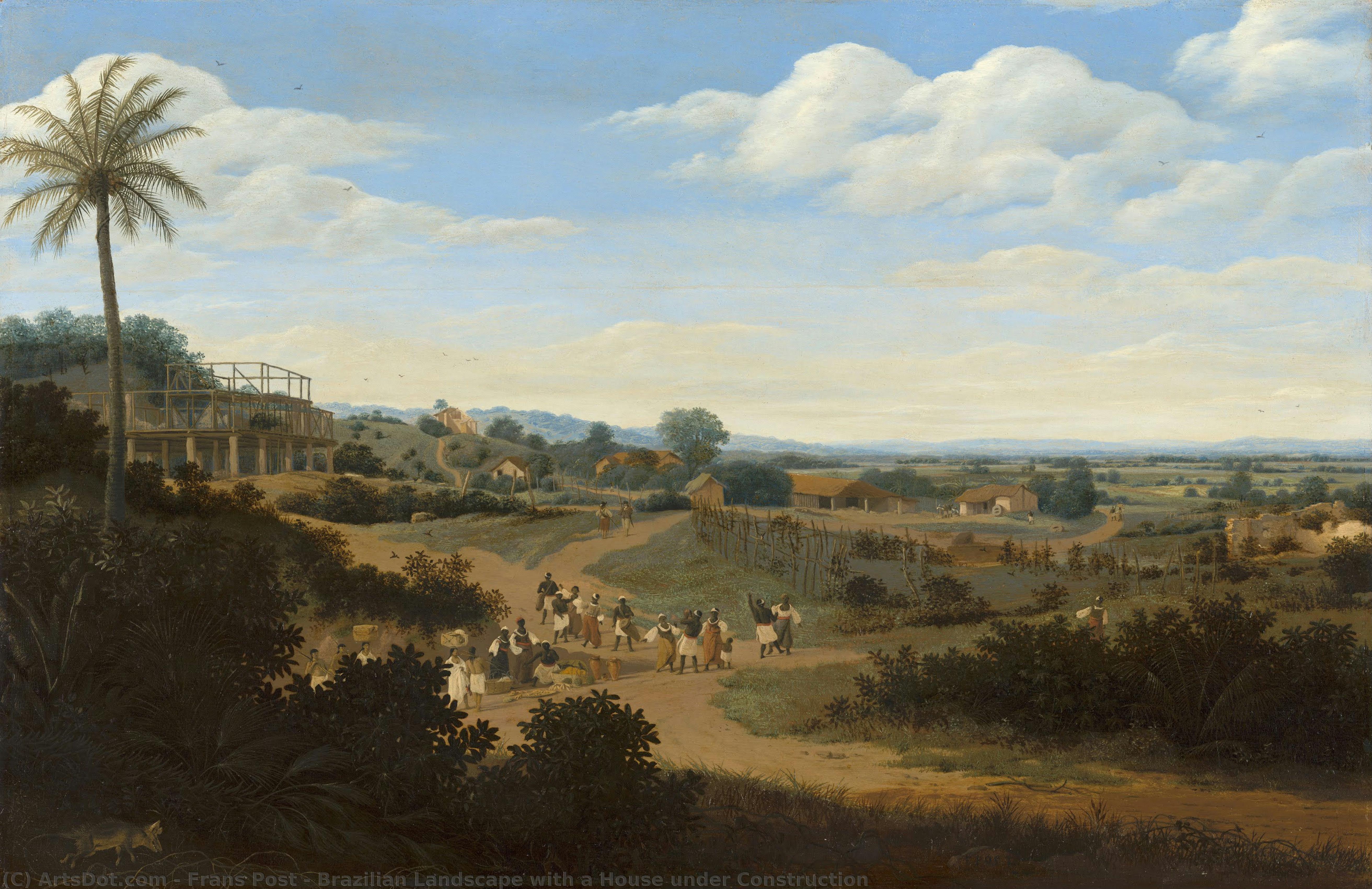 Brazilian Landscape With A House Under Construction — Франс Пост