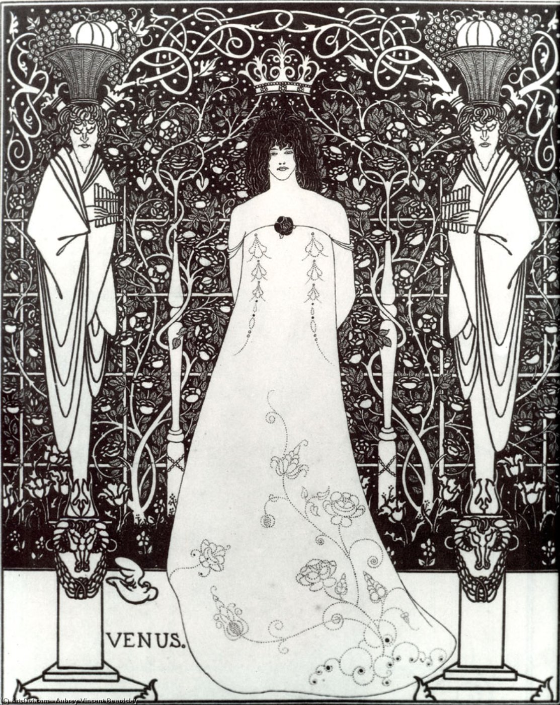 Frontispiece For 'venus And Tannhauser' — Aubrey Vincent Beardsley