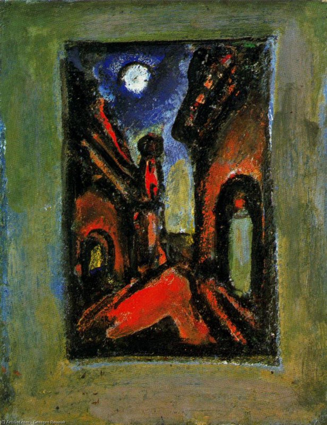 '...two Palaces Were Bordering The Deserted Street' — Georges Rouault